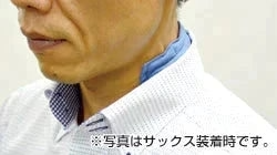 【ライトグレー】濡れない、巻かない　冷却スカーフビズクールS