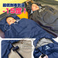 寝袋 「ベージュ」 冬用シュラフ 封筒型寝袋 洗える 1.95kg 封筒寝袋 キャンプ用品 車中泊 掛け布団 連結可能 軽量 防災 暖かい 登山 防寒 オールシーズン 簡易布団