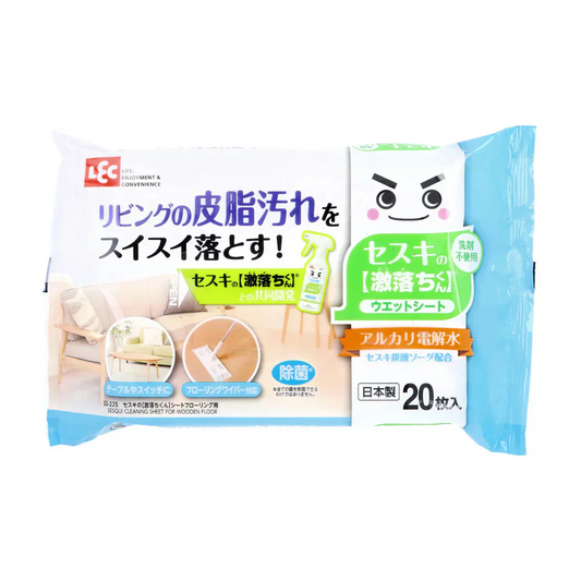 レック セスキの激落ちくん フローリング用ウェットシート セスキ炭酸ソーダ配合 20枚入り X20パック