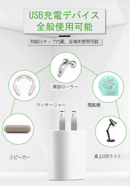 AC充電アダプター 2A USB2ポート 白色 PSE認証 USB充電器 iPhone 充電Type-C 急速 同時 充電 アップル アンドロイド andoroid スマホ ipad チャージャ ポイント消化