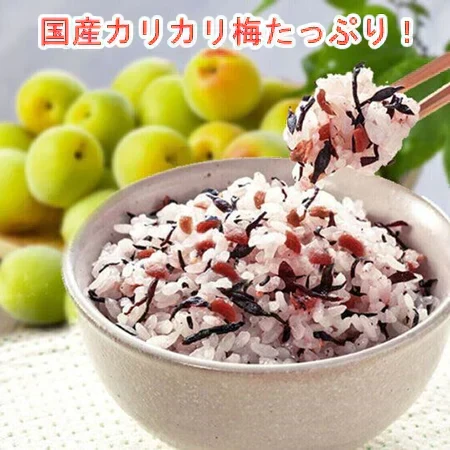 【２袋】うめうめひじき梅ひじき／ 国産の梅がたっぷり酸っぱすぎない「梅」と海の栄養たっぷりの「ひじき」が何とも言えない美味しさ！