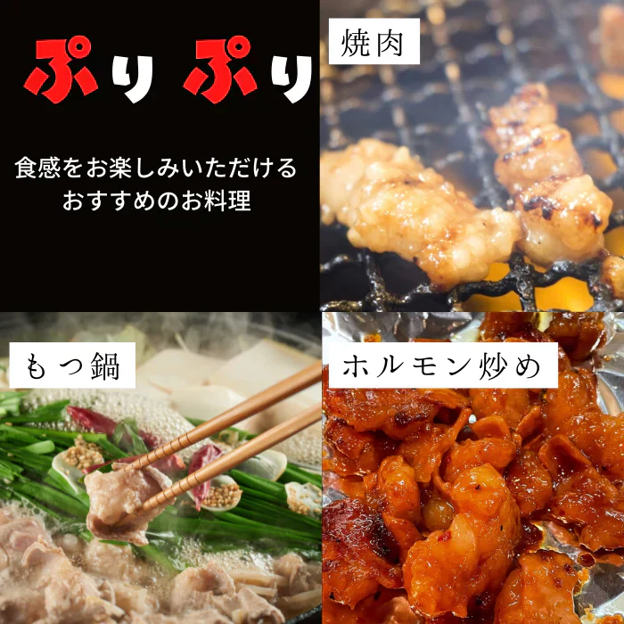 国産牛ホルモン900g(300g×3袋)　●もつ鍋 モツ鍋 焼肉 牛小腸●