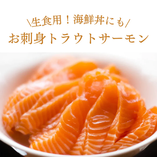 お刺身サーモン フィレ1枚(750g以上) トラウトサーモン 生食用