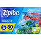 ジップロック ziploc 旭化成ホームプロダクツ フリーザーバッグ ダブルジッパー 冷凍解凍用 Sサイズ 80枚入り X3箱