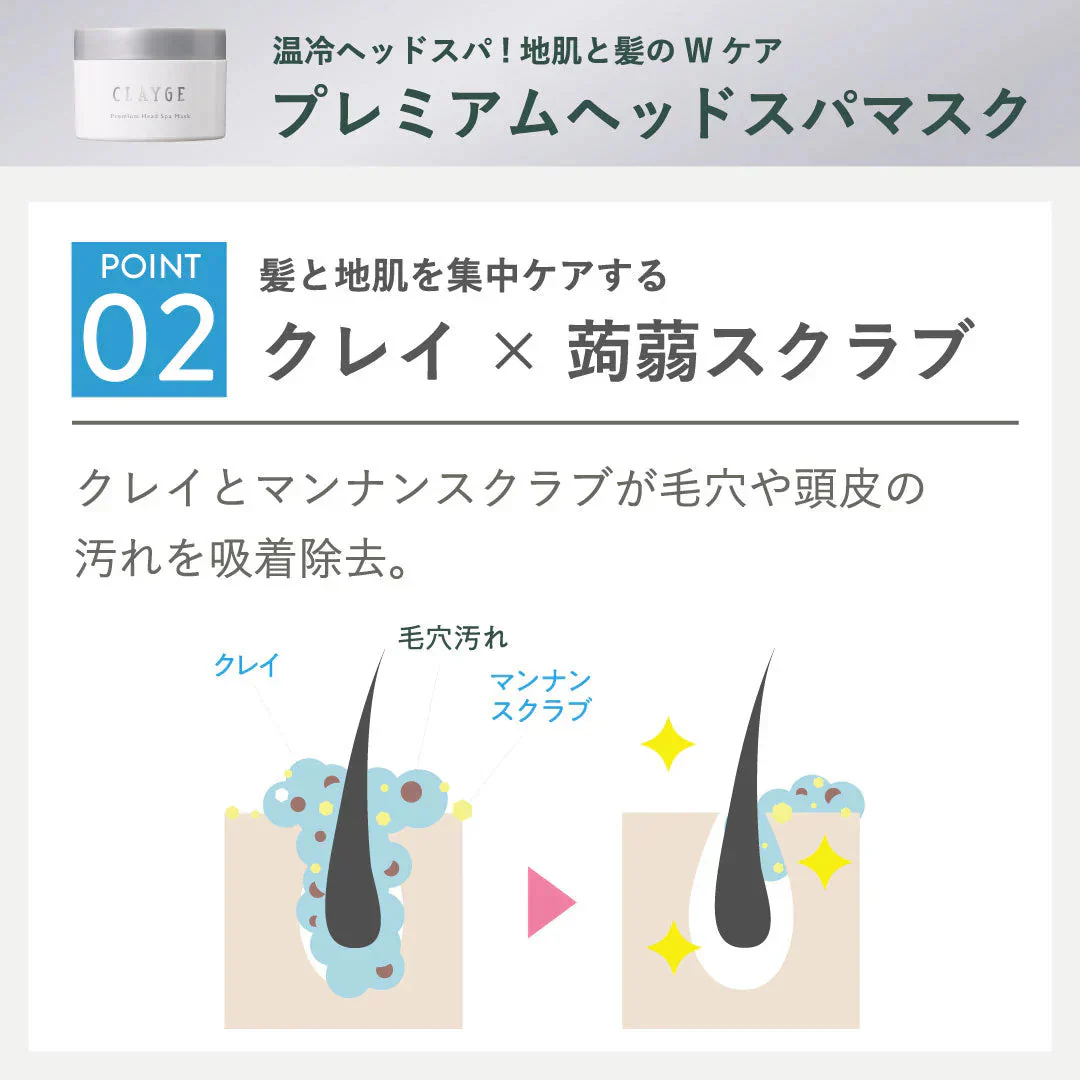 プレミアムヘッドスパマスク銀