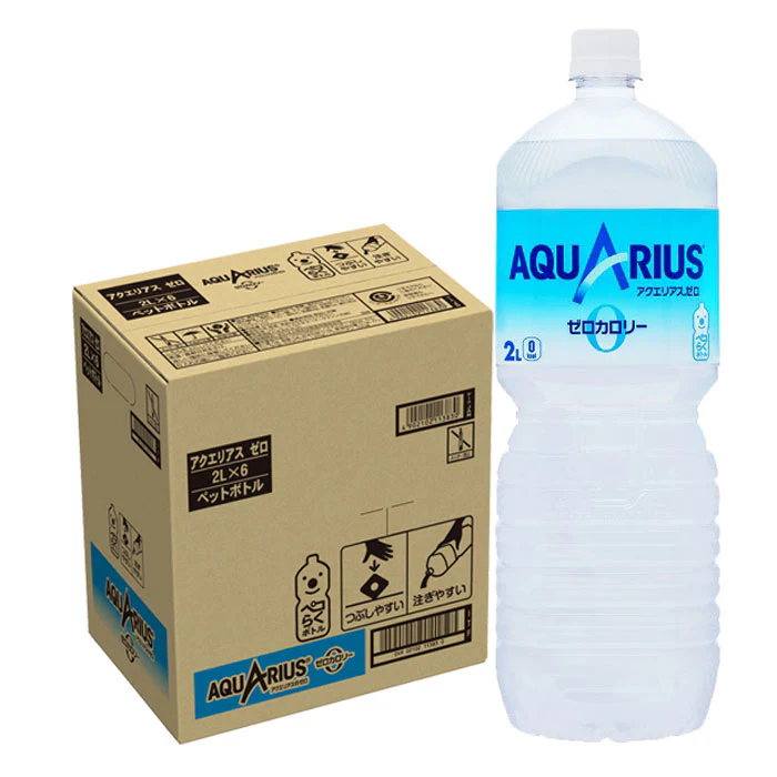 【送料無料】コカ コーラ アクエリアス ZERO ゼロ 2000ml 2L×6本/1ケース