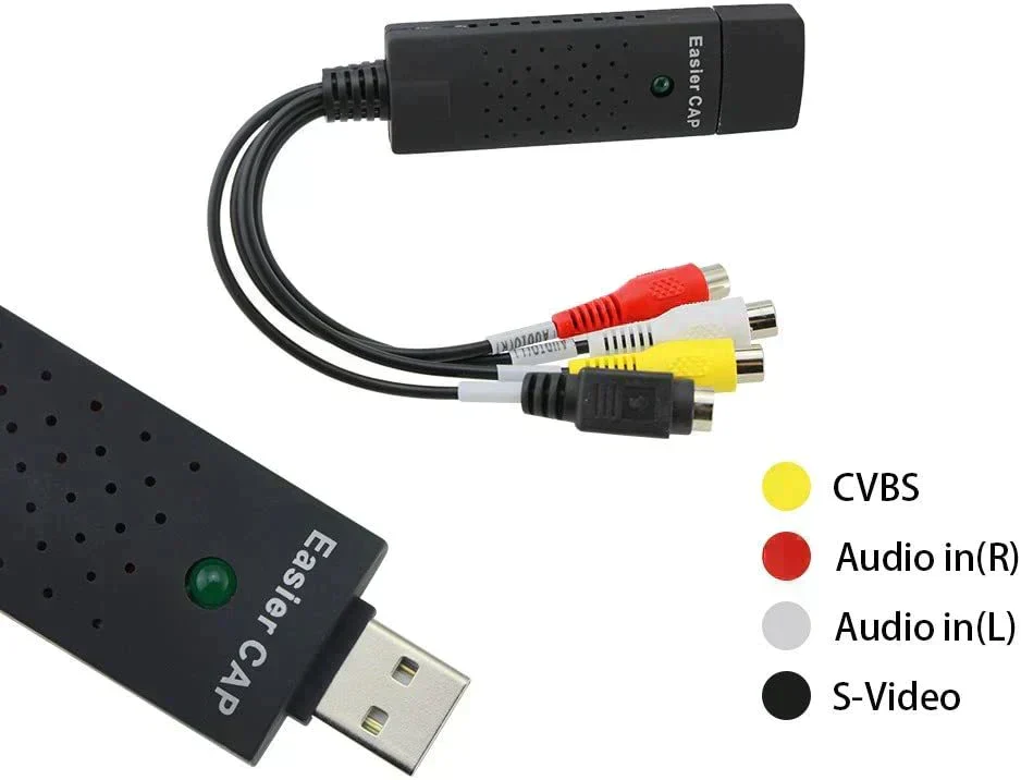 USBビデオキャプチャー VHSテープや8mm ビデオテープ デジタル化 DVDに保存