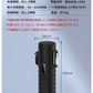【懐中電灯＆ストラップ付き】電子ライター 無炎 LEDライト 電量表示 ノズル調整可能 TypeC充電 防風 耐風 火起こし 花火 防災グッズ 非常用 キャンプ s126B(レッド)