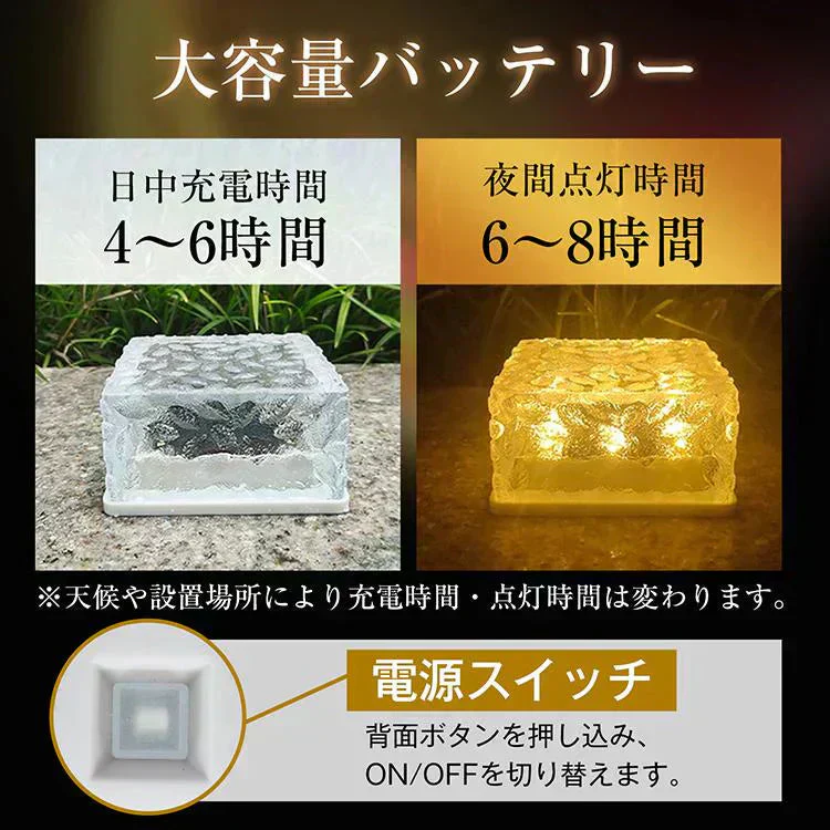 ソーラーライト 「ホワイト」 LED 4個 ガーデンライト 庭 駐車場 屋外 クリスマス 照明 ソーラー 防水 センサー おしゃれ 外灯 置き型 埋め込み 電池不要 暖色 母の日