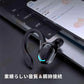 当日発送 Bluetooth ワイヤレスイヤホン 片耳 右耳 超軽量 耳掛け型 イヤホン 右耳用 ハンズフリー通話 マイク内蔵 iPhone/Android適用 s010B(ホワイト)