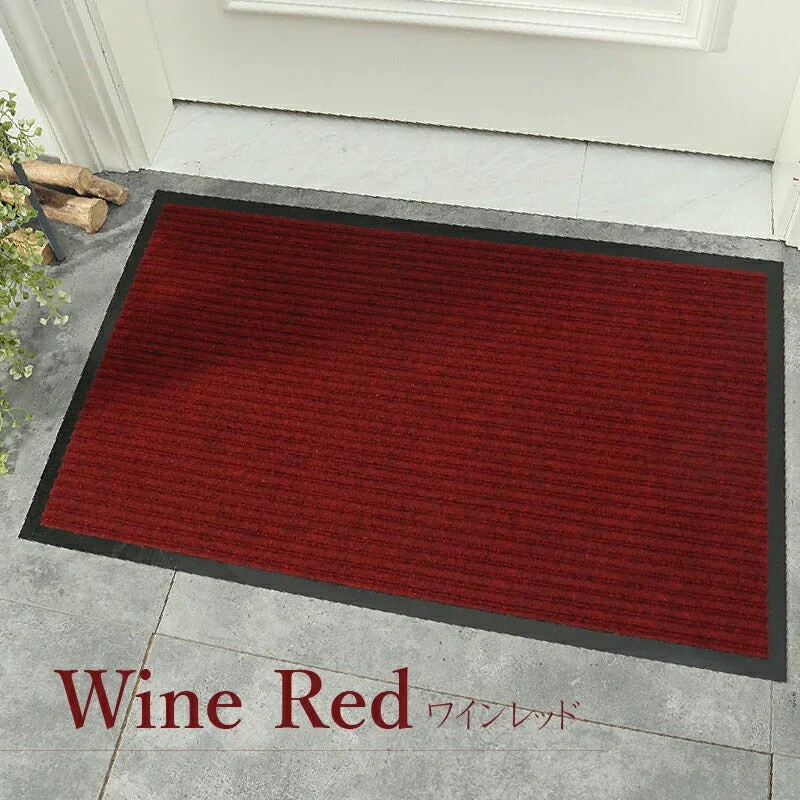 【ブラック 80×120cm】玄関マット 屋外 室内 おしゃれ 北欧 泥落とし 洗える かわいい 風水 大判 40×60cm 50×80cm 60×90cm 80×120cm 120×150cm 無地 滑り止め 業務用 丸洗い 水洗い ドアマット 店舗 飲食店 オフィス 事務所