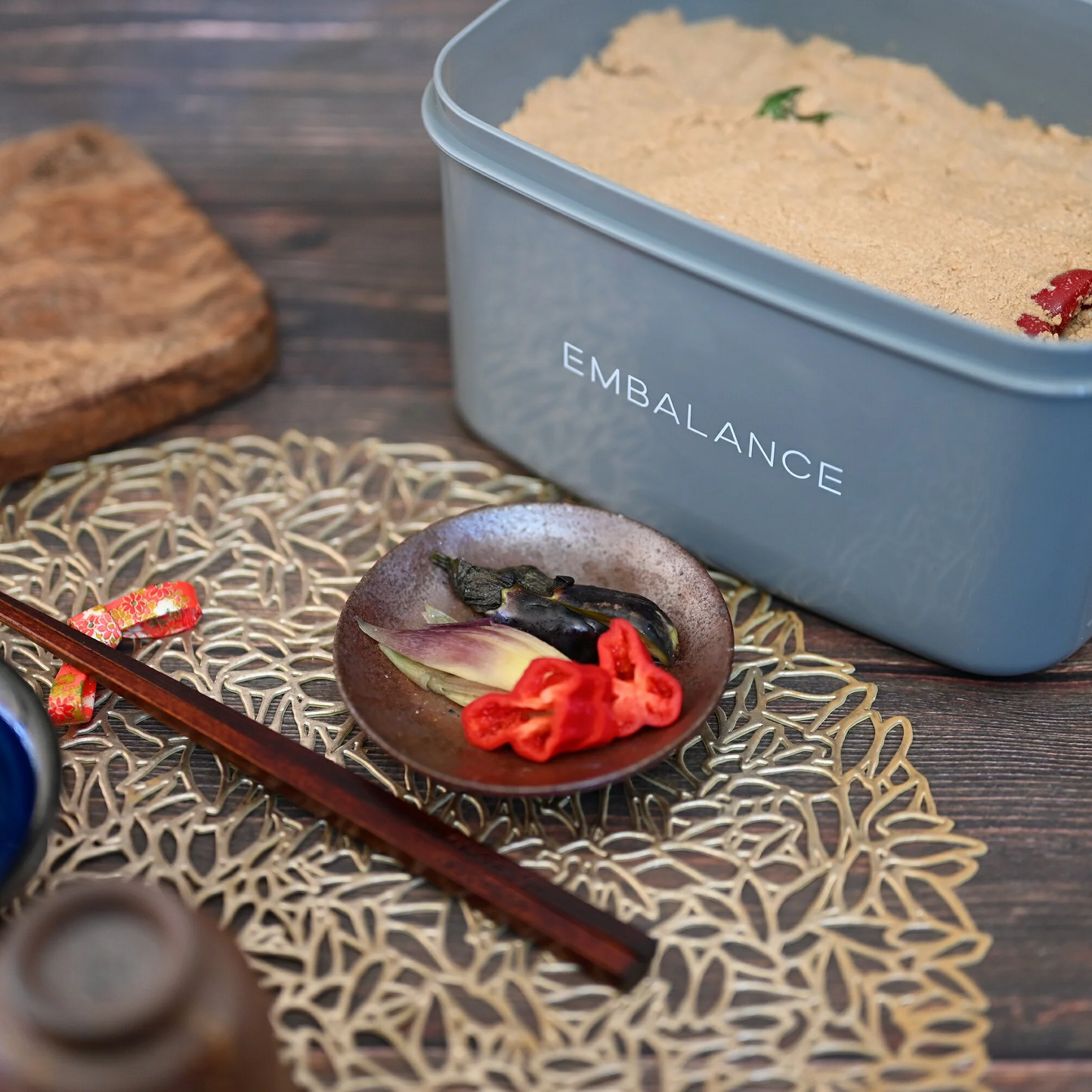 エンバランス フードコンテナ 3.5L 角型 鮮度保持容器 EMBALANCE FOOD CONTAINER