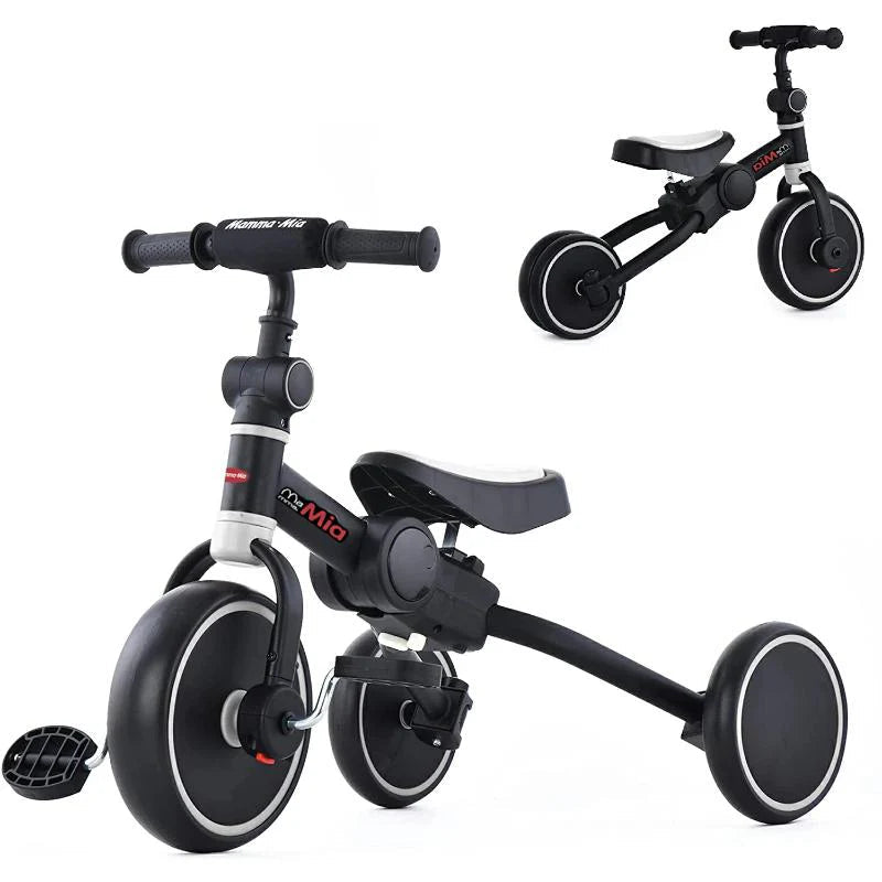 自転車 子供 乗り物 1-6歳 サイクルピープル バランスバイク キッズバイク 足けり ギフト 誕生日 プ レゼント ギフト 送料無料 w350A(ブラック)