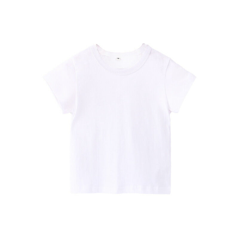 半袖 白 160 Tシャツ 100％綿 無地 ジュニア レディース メンズ 男女兼用 160 170 180 コットン 吸汗速乾 中学生 高校生 大人 普段着 カジュアル トップス 洗い替え 白T