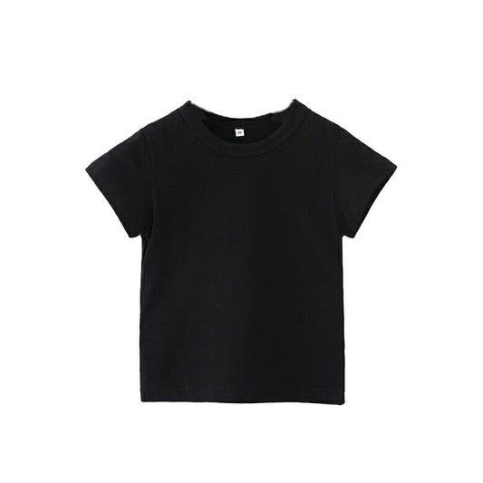 半袖 黒 180 Tシャツ 100％綿 無地 ジュニア レディース メンズ 男女兼用 160 170 180 コットン 吸汗速乾 中学生 高校生 大人 普段着 カジュアル トップス 洗い替え 白T