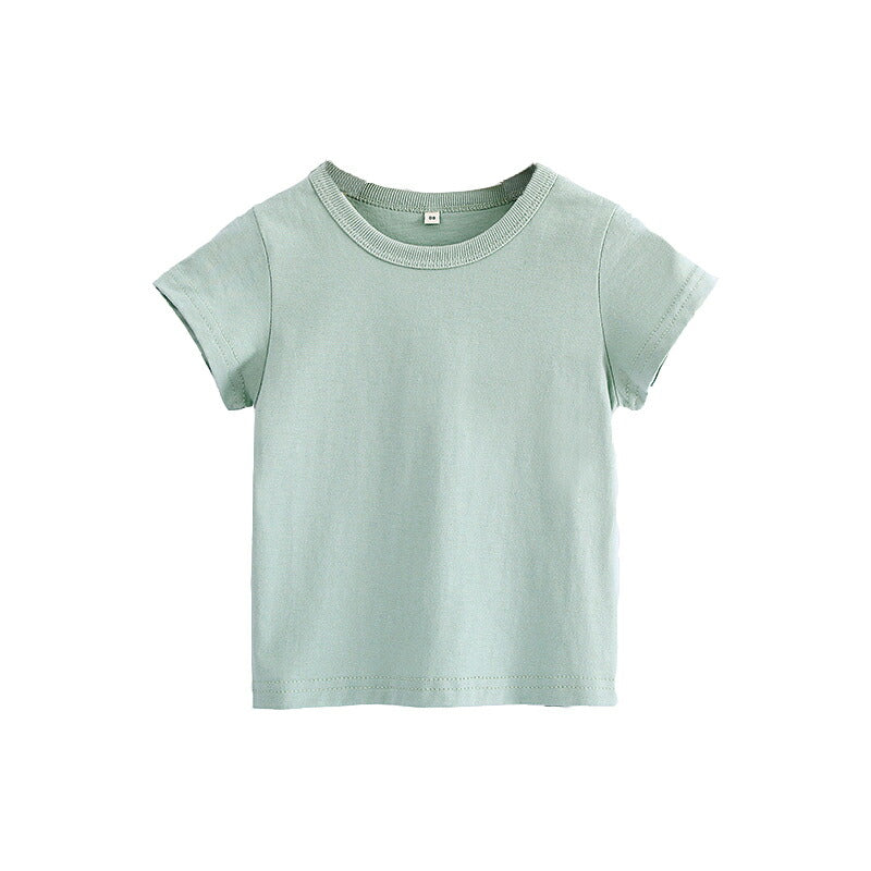 半袖 ミント 180 Tシャツ 100％綿 無地 ジュニア レディース メンズ 男女兼用 160 170 180 コットン 吸汗速乾 中学生 高校生 大人 普段着 カジュアル トップス 洗い替え 白T