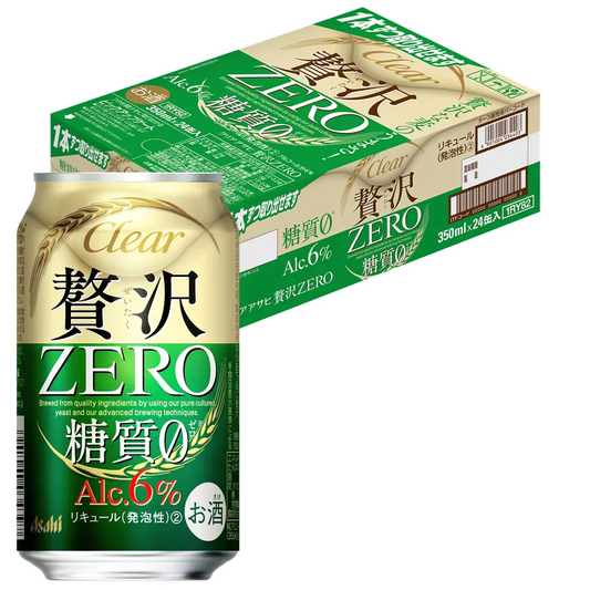 アサヒ クリアアサヒ 贅沢ゼロ 350ml×1ケース/24本