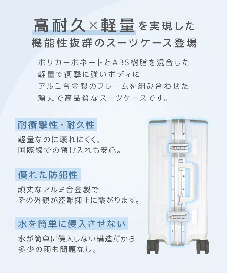 【グレー】【Mサイズ】スーツケース フロントオープン USBポート Mサイズ キャリーバッグ 軽量 キャリーケース TSAロック おしゃれ 多機能 旅行かばん 旅行 修学旅行 4泊 5泊 6泊