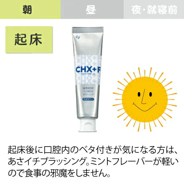 オーラルクールCHX(100ml)1本とCHジェルガード(90g)1本のCHXパーフェクト予防セット【メール便送料無料】