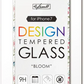 Kazall プリント柄付き　保護ガラスフィルム　 for iPhone　8/7　(BLOOM　ブルーム)  　保護フィルム　アイフォン