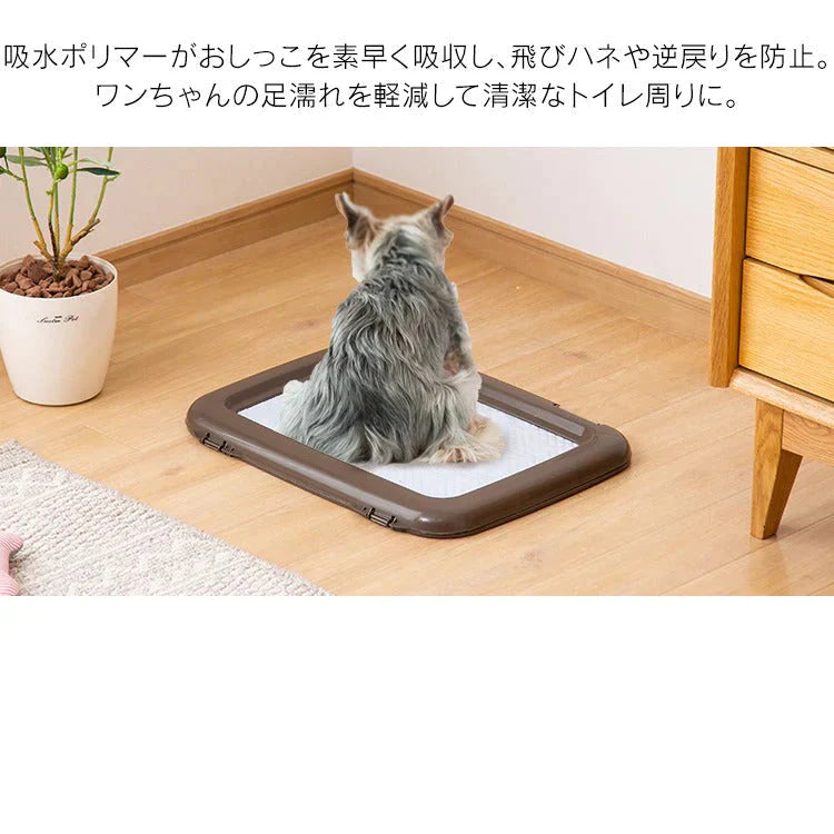 【カートアップNG】【4個セット】アイリスオーヤマ 超吸収ペットシーツ ワイド42枚