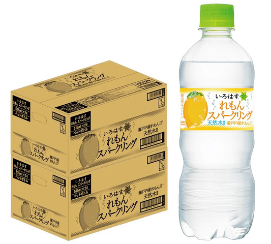 コカ・コーラ い・ろ・は・す スパークリング れもん 515ml×2ケース/48本