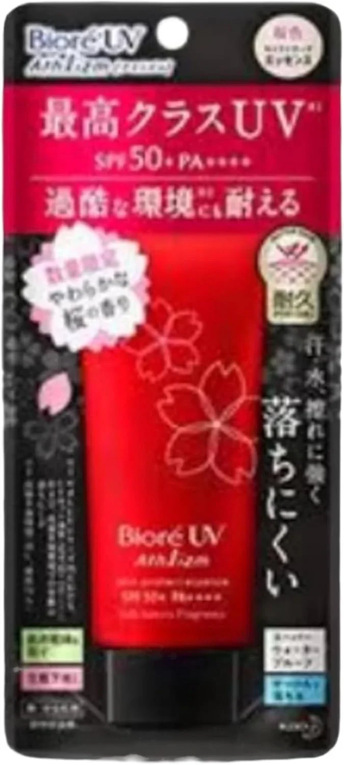 ビオレ アスリズム プロテクトエッセンス 日焼け止め UV 日やけ止め SPF50+ PA++++ 桜の香り