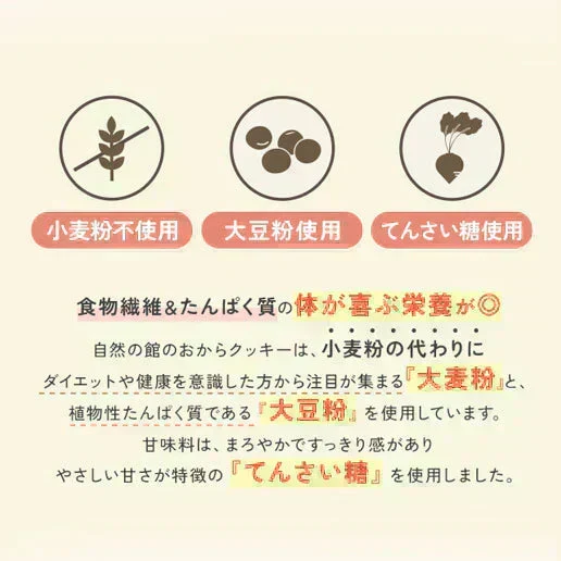 大麦粉使用の豆乳おからクッキー 500g 送料無料【ご新規さん限定商品】