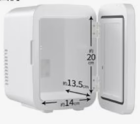 冷温庫 4L 小型 ポータブル冷蔵庫 保冷・保温用 2~60℃
