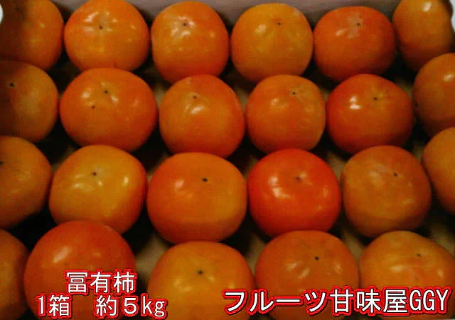 【11月上旬より順次発送予定】富有柿 訳あり 1箱(約5kg) 3L～Sサイズ 送料無料