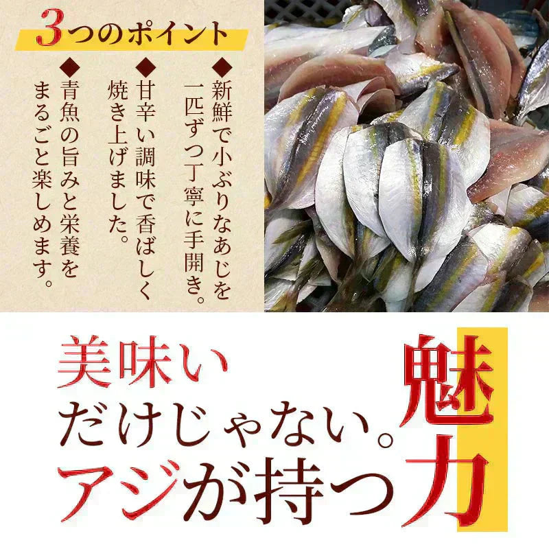 ＜珍味焼あじ 200g＞