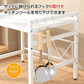 レンジ上ラック 「ホワイト」 キッチン 収納 キッチンラック 伸縮 フック付き レンジ棚 幅40-54cm レンジ台 電子レンジ トースター 炊飯器 省スペース 学習