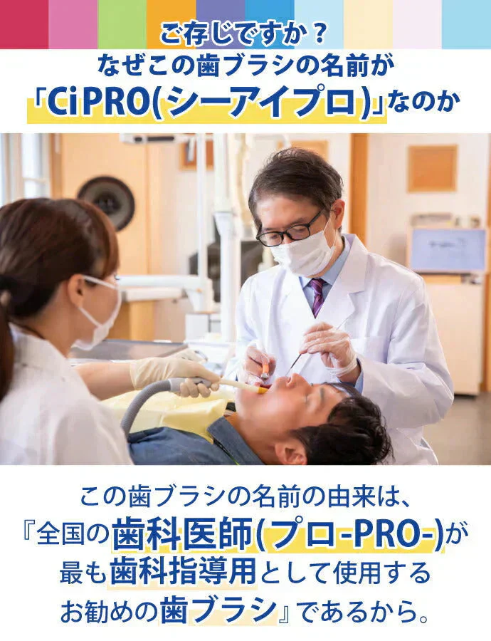 歯ブラシ Ci PRO ／ Sやわらかめ ／ 20本セット【Ci メディカル 歯ブラシ】【メール便送料無料】