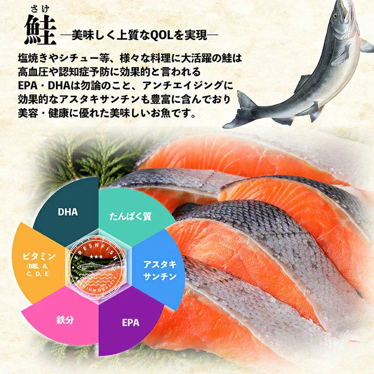 【無塩・無添加】訳あり銀鮭切身1kg x 2パック=メガ盛り2kg サケ さけ 鮭 銀鮭 切身 厚切 おかず お弁当 おつまみ お歳暮