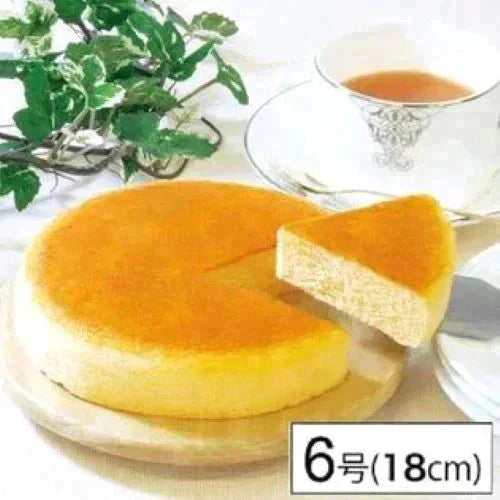 【6号】常温で保存出来るチーズケーキ 直径18cm×6個セット