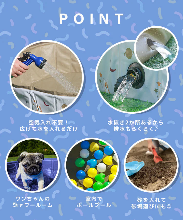 【120㎝】【レッド】プール 折りたたみ 空気入れ不要 120cm ボールプール 2way 子供用プール 水遊び 子ども 赤ちゃん プール ペット 犬 猫 室内遊び 折り畳みプール 室内プール ボール プール ボールハウス 室内 外遊び