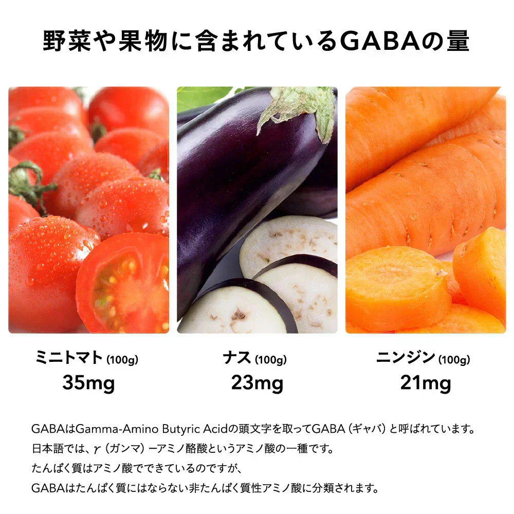 血圧 睡眠 ストレス GABA《約1ヶ月分》 機能性表示食品 GABA1粒100mg配合 テアニン トリプトファン グリシン