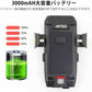 自転車ライト 4 in1多機能自転車スマホホルダー 自転車ホーン 自転車ラッパ USB充電式 モバイルバッテリー w560A(レッド)