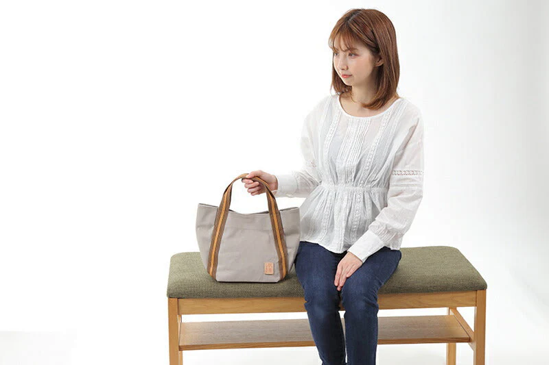 【レンガ】シンプルだけど、特別。 倉敷帆布 トートバッグ ミニ 小さめ レディース 通勤 おしゃれ ランチバッグ 30代 40代 50代 上品 きれいめ