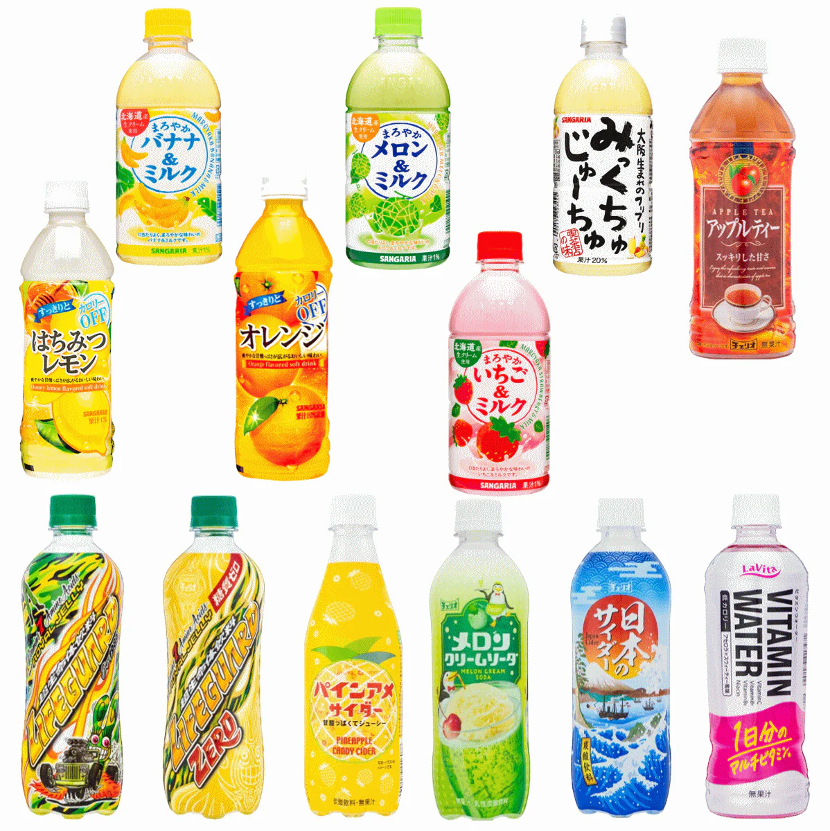 【飲料】アサヒ飲料VSチェリオ 飲料24本 カルピス 三ツ矢サイダー ドデカミン ライフガード パインアメ メロンクリーム ソーダ サイダー  乳性・炭酸・健康飲料 関東圏送料無料