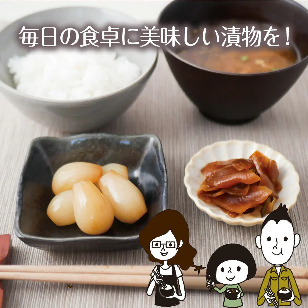【2個セット】日本橋いなば園 国産シャキシャキらっきょうたまり漬け 140g ネコポス メール便送料無料