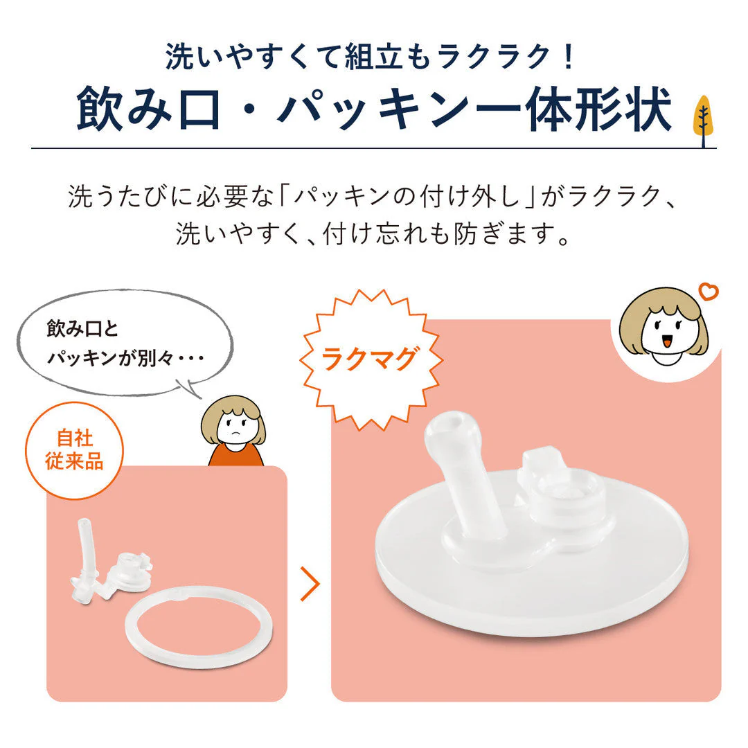 ラクマグ 光るストロー&コップはじめてセットN（ほし）