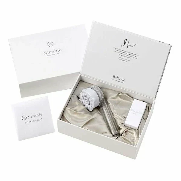 ミラブルプラス ウルトラファインバブル ミラブル plus シャワーヘッド 塩素 除去機能付き トルネードスティック 節水 1年のご褒美に!! シルクに包み込まれるような上質な肌感触 | サイエンス