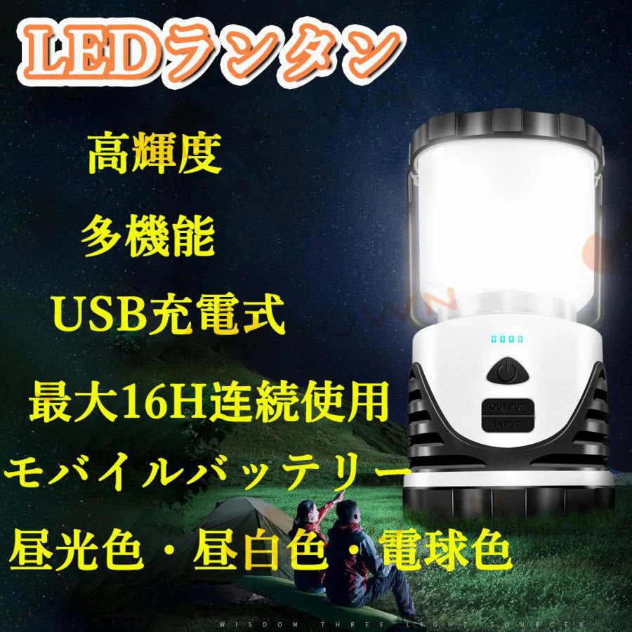 LED 懐中電灯 強力 ハンディライト 3モード ズーム 超高輝度 ワークライト フラッシュライト 作業灯 充電式 小型 軽量 USB充電式 防水 防災