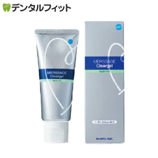 松風 メルサージュ クリアジェル アップルミント 1本(60g) フッ素1450ppm配合 医薬部外品【メール便送料無料】