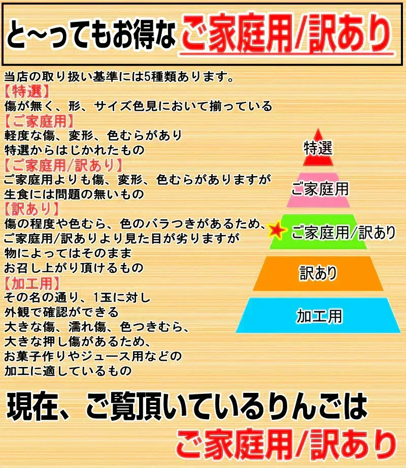 10月9日～発送！青森県産 りんご トキ 5kg箱 家庭用/訳あり ★トキ 家訳 5kg箱
