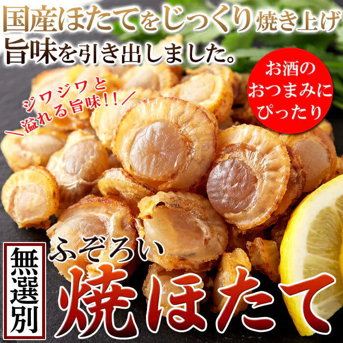 国産焼ほたて 180g ふぞろい 焼ほたて ホタテ ほたて ネコポス