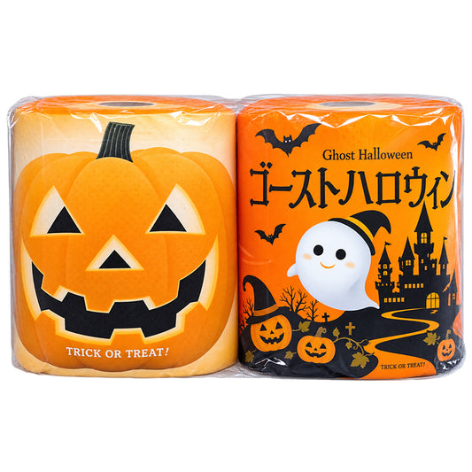 個包装2ロールＸ50パック トイレットペーパー ハロウィン ダブル27.5m