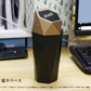 当日発送 フタ付き ボトル型ゴミ箱 車載 卓上 車用 ダストボックス ゴミ箱 ダストbox くず入あれ 収納 バスケット ボックス かご ケース 収納 ドライブ w227D(ゴールド)