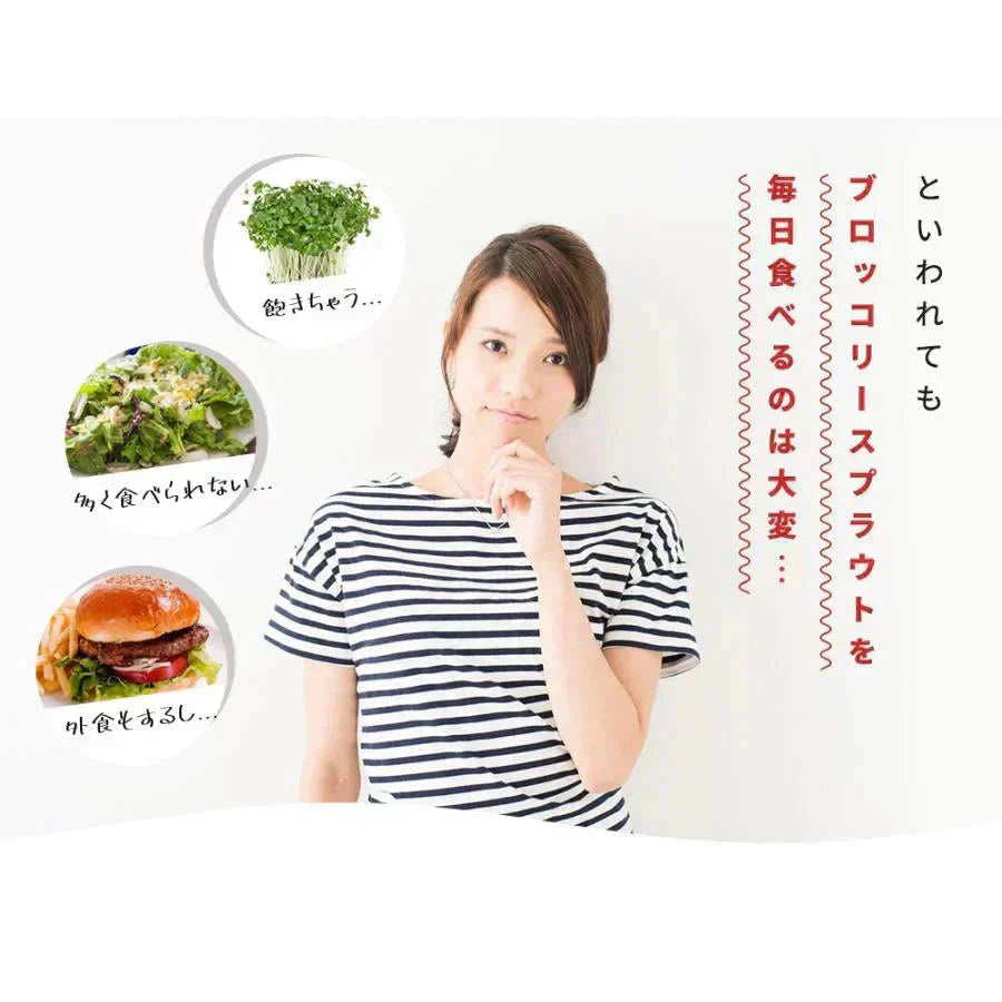 ブロッコリースプラウト《約3ヶ月分》 サプリ サプリメント 健康 女性 ダイエット スルフォラファン スーパーフード ブロッコリー スプラウト すっきり 栄養補給